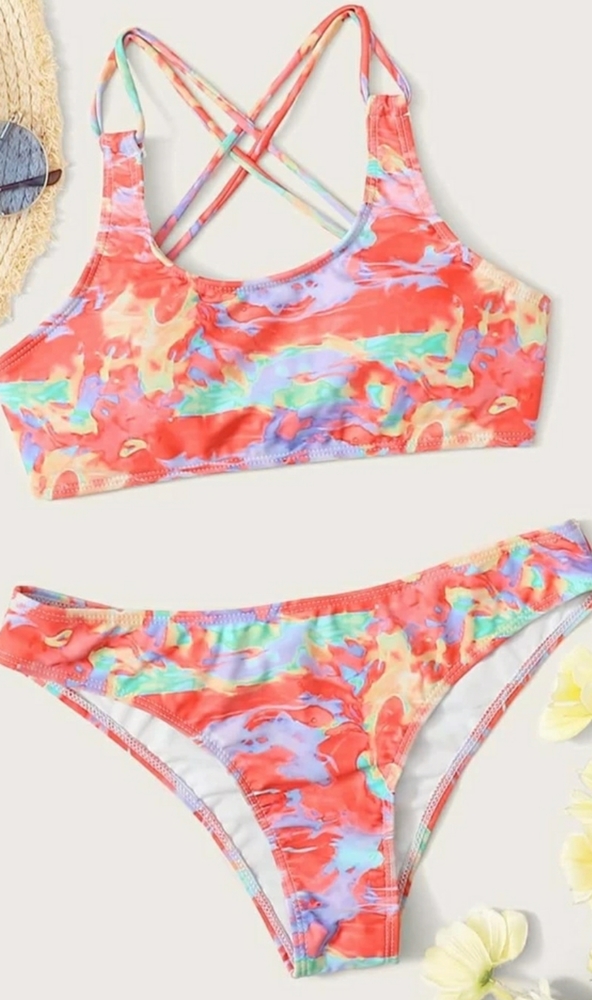 Tie dye bikini XL